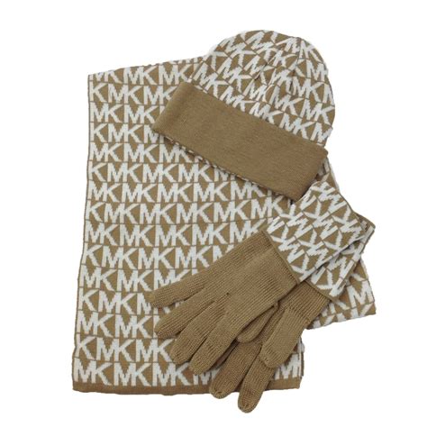 michael kors scarf hat set|michael kors beanie scarf.